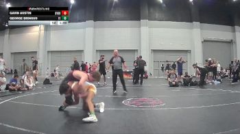 125 lbs Round 6 (8 Team) - George Bringus, Freedom Elite vs Gavin Austin, Backyard Brawlers Red