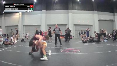 125 lbs Round 6 (8 Team) - George Bringus, Freedom Elite vs Gavin Austin, Backyard Brawlers Red
