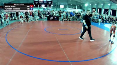 132 lbs Cons. Round 4 - Mason Shirk, Big Game Wrestling Club vs Landon Hawkins, Region Wrestling Academy