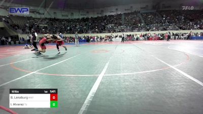 161 lbs Round Of 32 - Bryer Lenaburg, Hinton Comets vs Iker Alvarez, Tulsa Union