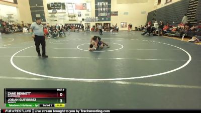 165 lbs Cons. Round 1 - Zane Bennett, Ellensburg vs Josiah Gutierrez, Wapato