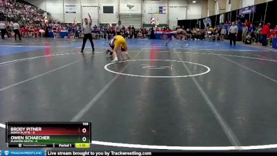 106 lbs Finals (8 Team) - Brody Pitner, North Platte vs Owen Schaecher, Elkhorn South