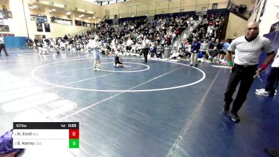 107 lbs Quarterfinal - Nico Emili, Bethlehem Catholic vs Sean Kenny, Christian Brothers Academy