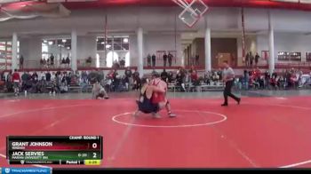 197 lbs Champ. Round 1 - Jack Servies, Marian University (IN) vs Grant Johnson, Wabash