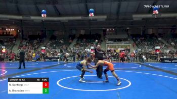 120 lbs Consolation - Noah Santiago, Wesley Club vs Alonso Granados, New Mexico Supreme