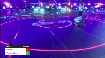 109 lbs 3rd Place - Gionna Duran, Duran Elite vs Zoey McDonald, Black Flag Wr Ac