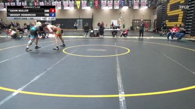 190 lbs 3rd Place Match - Gavin Muller, Caveman Wrestling vs Broedy Hendricks, Team Valley Wrestling Club