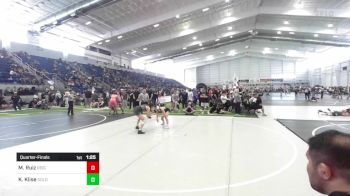 101 lbs Quarterfinal - Maritza Ruiz, Reign WC vs Kaliya Klise, Gold Rush Wrestling