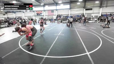 215 lbs Consolation - Bryson Peterson, No Team vs Carson Thomas, Redskin Wrestling