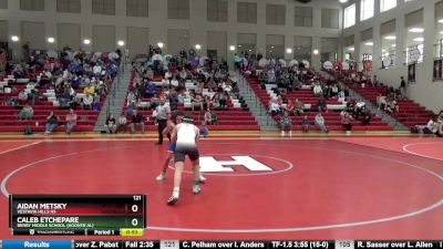 121 lbs Cons. Semi - Caleb Etchepare, Berry Middle School (Hoover AL) vs Aidan Metsky, Vestavia Hills HS