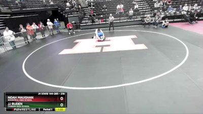 218 lbs Champ. Round 2 - Noah Maughan, Bountiful High School vs Jj Ruden, Carbon High School