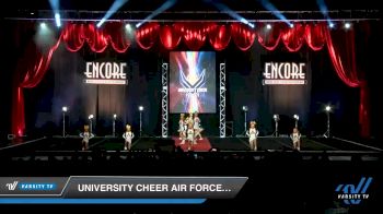 University Cheer Air Force Inc - Flyers [2019 Junior - D2 - Small - A 2 Day 2] 2019 Encore Championships Houston D1 D2