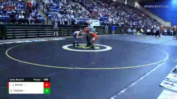 3 lbs Cons. Round 1 - Justin Porter, Heritage vs Caleb Fitchett, Carroll County