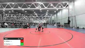 45 lbs Rr Rnd 3 - Benjamin Helton, Cobleskill vs Michael Roshia, Black Belt