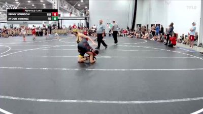 120 lbs Round 2 (8 Team) - Ayden Jimenez, PA Alliance vs Jimmy Johnson, Revival Legacy