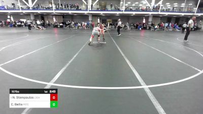 157 lbs Round Of 16 - Nick Stampoulos, Lock Haven-Unattached vs Caden Bellis, Prtc