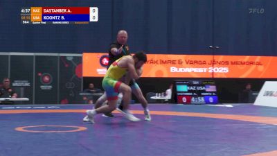 55 kg Quarterfinal - Brady Koontz, USA vs Alpamys Dastanbek, KAZ