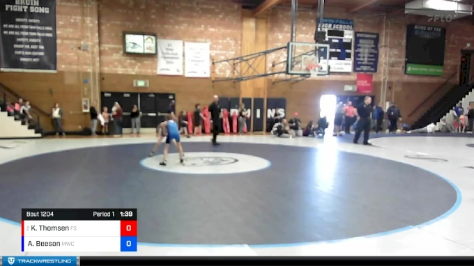 67 lbs Round 1 - Kase Thomsen, Fighting Squirrels vs Asher Beeson ...