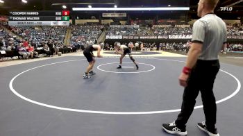 150 lbs Cons. Round 3 - Thomas Walter, Goddard HS vs Cooper Harris, Hutchinson HS
