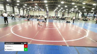 120 lbs Consi Of 32 #1 - Jason Ballou, MA vs Michael Madda, GA