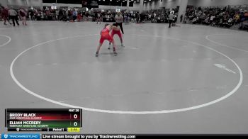 113 lbs Cons. Round 2 - Brody Black, MWC Wrestling Academy vs Elijah McCrery, Nebraska Wrestling Academy