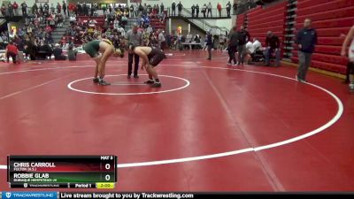 220 lbs Champ. Round 1 - Robbie Glab, Dubuque Hempstead-JV vs Chris Carroll, Fulton (H.S.)