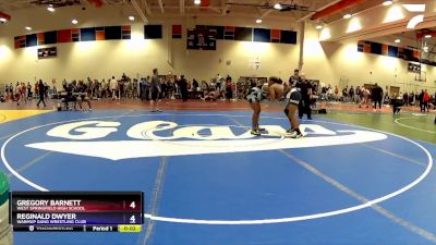 144 lbs Cons. Round 5 - Gregory Barnett, West Springfield High School vs Reginald Dwyer, Warmup Gang Wrestling Club