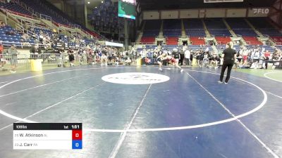 106 lbs Cons 16 #1 - William Atkinson, AL vs Jacob Carr, PA