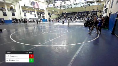 139 lbs Consi Of 8 #1 - Conlan Boyer, The Hill School vs Jayden Bowles, Jesuit High School - Tampa