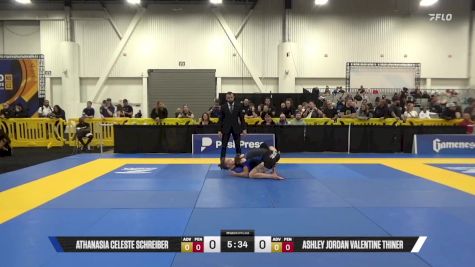 Ashley Jordan Valentine Thiner vs Athanasia Celeste Schreiber 2025 World IBJJF Jiu-Jitsu No-Gi Championship