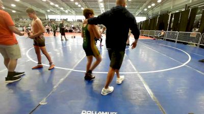 150 lbs Rr Rnd 3 - Mason Hinner, Team Barracuda Elem vs Charlie Miserendino, Team RJN Green