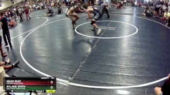 155 lbs Quarterfinal - Ryland Smith, Mad Dawg Wrestling vs Adam Ruiz, Hoover Wrestling