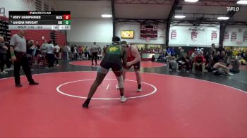 285 lbs 3rd Place Match - Joey Humphries, Mackinaw vs Jaheim Wright, CR Kennedy