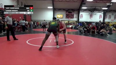 285 lbs 3rd Place Match - Joey Humphries, Mackinaw vs Jaheim Wright, CR Kennedy