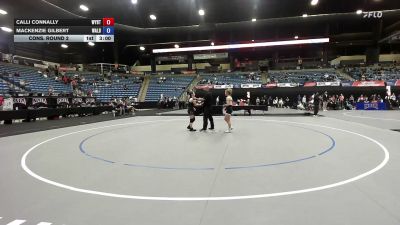 103 lbs Cons. Round 2 - Calli Connally, Wayland Baptist vs Mackenzie Gilbert, Waldorf