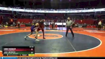 2A 132 lbs Cons. Semi - Josh Vasquez, Aurora (Christian) vs Joey Biciocci, Bethalto (Civic Memorial)