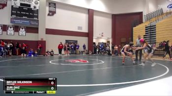 100 lbs Round 3 - Brylee Wilkinson, Sullivan vs Zuri Diaz, Ben Davis