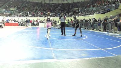 123 lbs Round Of 64 - Quntrail Garcia, Midwest City JH vs Avery Poucher, Duncan Demons