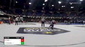 132 lbs Cons. Round 3 - Dominick Girardin, Belvidere North vs Keston Cohn, Lincoln-Way Central