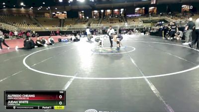 132 lbs Cons. Round 3 - Alfredo Cheang, Miami Southridge Hs vs Judah White, Carrollton