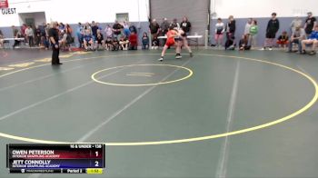 138 lbs Semifinal - Owen Peterson, Interior Grappling Academy vs Jett Connolly, Interior Grappling Academy