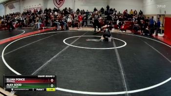 132 lbs Champ. Round 2 - Alex Good, Eagle Valley vs Elijah Ponce, Durango