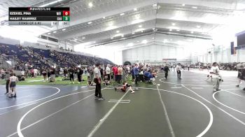 49 lbs Consi Of 8 #2 - Ezekiel Pina, Way Out West vs Hailey Ramirez, California Grapplers