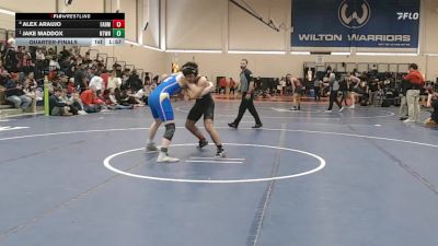 175 lbs Quarterfinal - Alex Araujo, Farmington vs Jake Maddox, Newtown