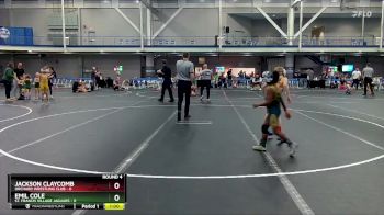 56 lbs Round 4 - Emil Cole, St. Francis Village Jaguars vs Jackson Claycomb, Orchard Wrestling Club