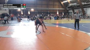 113 lbs 3rd Place - Lucas Copper, Smitty's Wrestling Barn vs Vince Von Bernewitz, Great Bridge