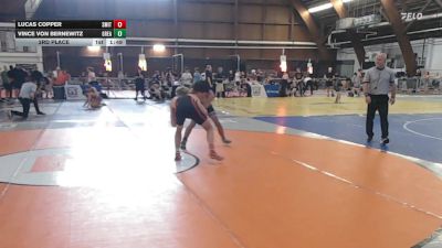 113 lbs 3rd Place - Lucas Copper, Smitty's Wrestling Barn vs Vince Von Bernewitz, Great Bridge