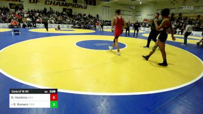 116 lbs Consi Of 16 #2 - Blake Hawkins, Eaton (CO) vs Steve Romero, Toppenish (WA)