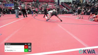 90 lbs Rr Rnd 1 - Isaiah Stout, F-5 Grappling vs Brendan Sampley, Standfast 11u