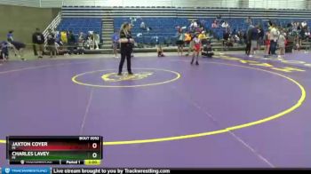 56-59 lbs Round 3 - Jaxton Coyer, MI vs Charles Lavey, MI